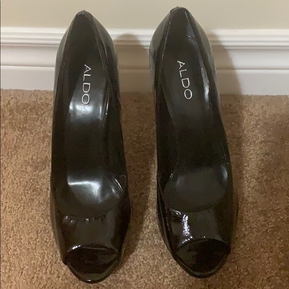 Aldo Open-Toe Heels - Picture 2 of 3